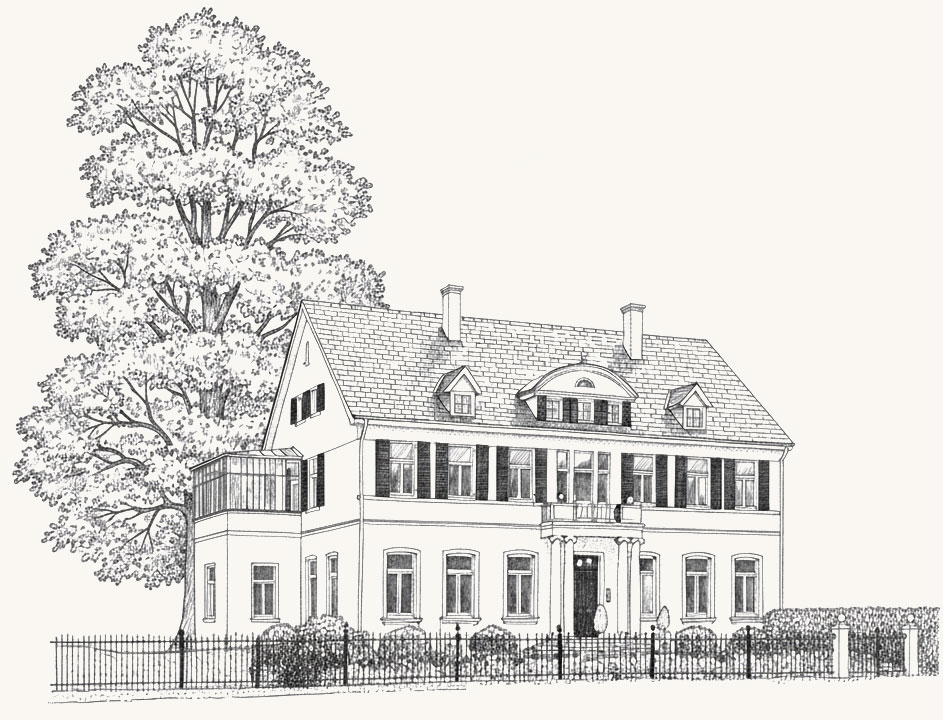 Zeichnung Gut Horn